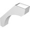 Ekena Millwork 6-in. W x 26-in. D x 30-in. H Legacy Architectural Grade PVC Knee Brace BRCP06X26X30LEC - alternate 5